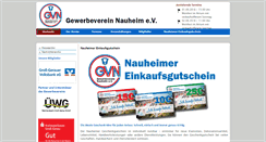 Desktop Screenshot of gewerbeverein-nauheim.de
